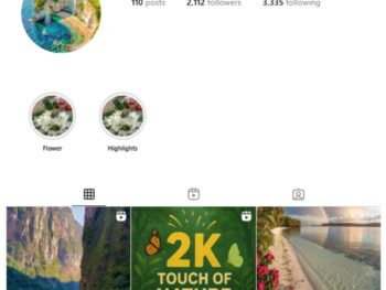 2K Nature Travel Instagram Account for sale