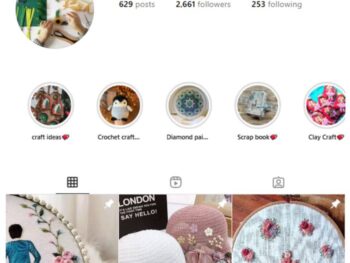 2K Sewing DIY Instagram Account for sale