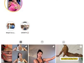 40K Fitness Girl Instagram Account for sale