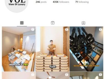 430K Architecture Interior Design Instagram Account for sale