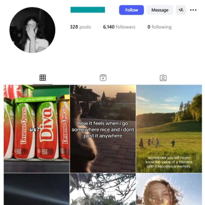 6K Girl Quotes Instagram Account for sale