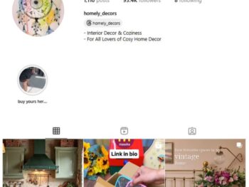 90K Home Decor Interior Instagram Account for sale