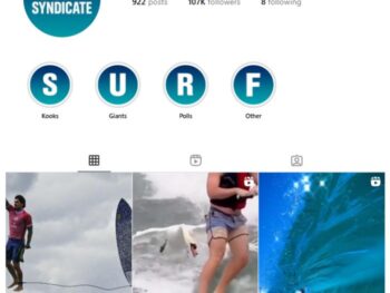 105K Surfing Adventure Instagram Account for sale