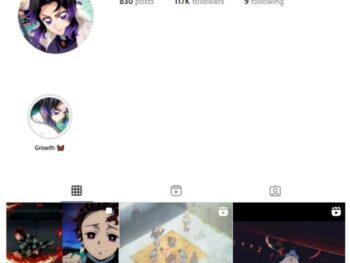 110K Anime Clips Instagram Account for sale