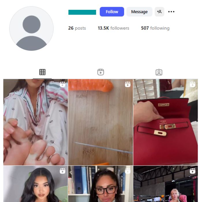 13K Girls Models Instagram Account for sale