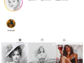 15K Drawing Artwork Instagram Account for sale