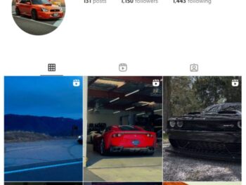 1K Super Cars Instagram Account for sale