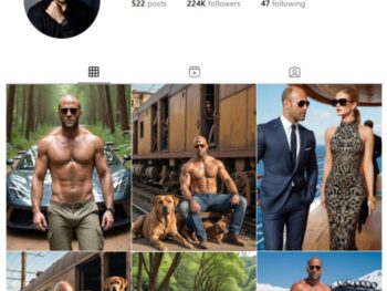 220K Jason Statham Fan Instagram Account for sale