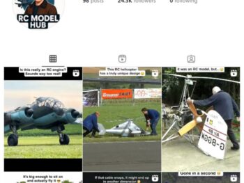 24K RC Models Jets Helicopters Instagram Account for sale