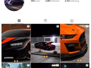 2K Exotic Cars Instagram Account for sale