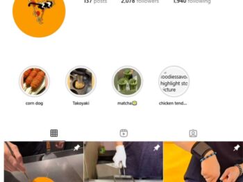 2K Food Cooking Instagram Account for sale