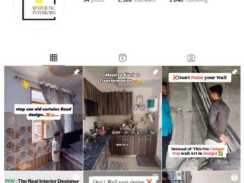 2K Home Renovation Decor Instagram Account for sale