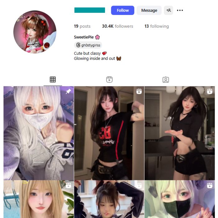 30K Asian Models Instagram Account for sale 30K Asian Models Instagram Account for sale