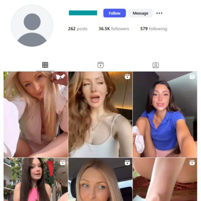 35K Curvy Models Instagram Account for sale