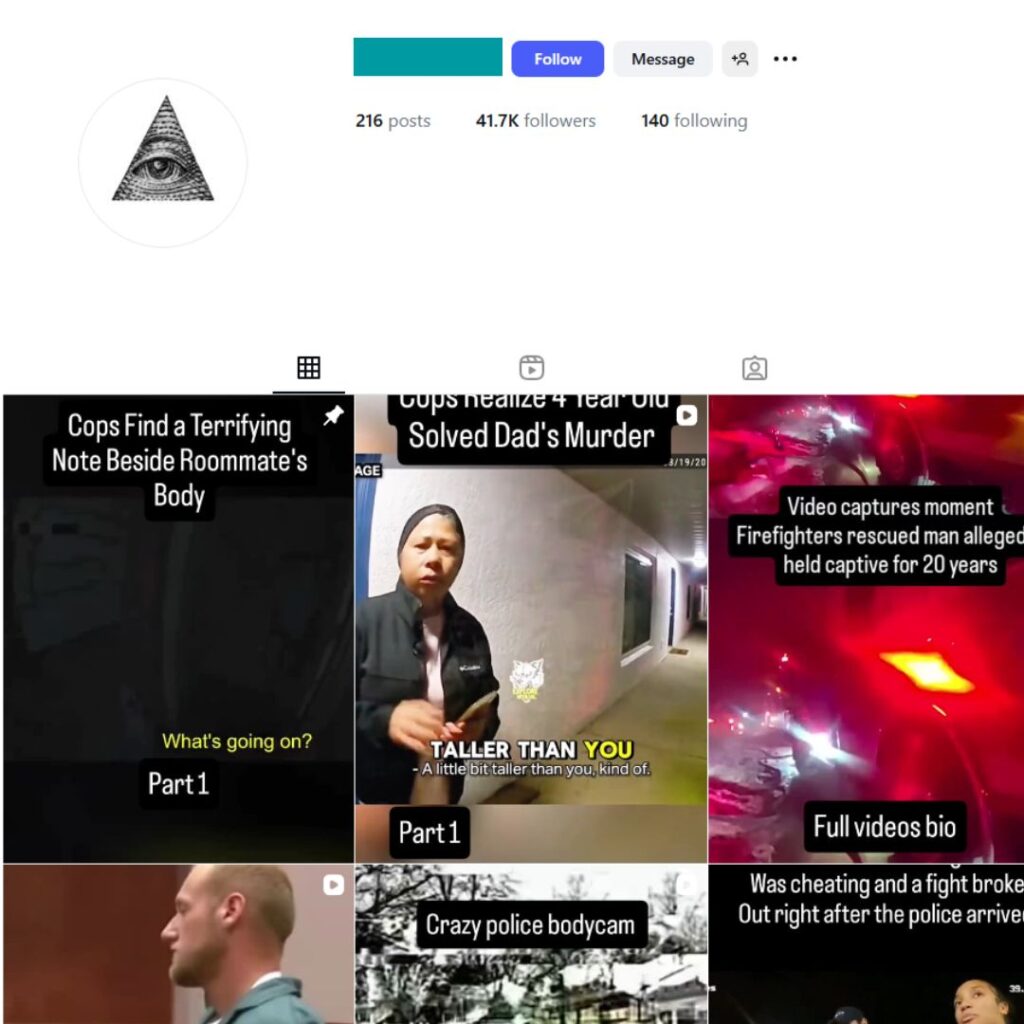 40K Conspiracy Theories Instagram Account for Sale