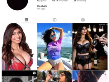 40K Mia Khalifa Model Fan Instagram Account for sale