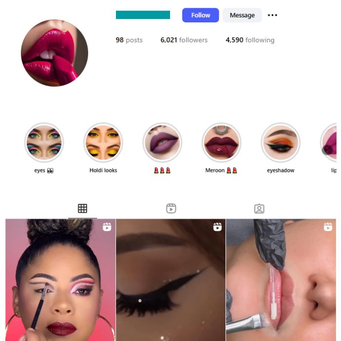 6K Makeup Beauty Instagram Account for sale 6K Makeup Beauty Instagram Account for sale