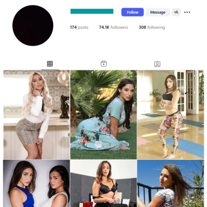 70K Adult Model Abella Danger Instagram Account for sale
