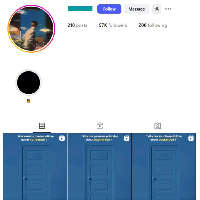 95K Quotes Edits Instagram Account for sale