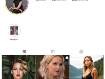 120K Jennifer Lawrence Model Fan Instagram Account for sale