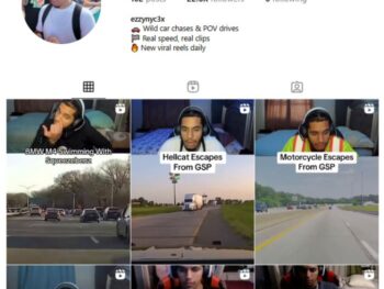 20K Car Chase Driving Instagram Account for sale