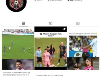 2K Football Messi Instagram Account for sale