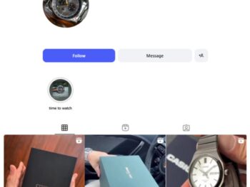2K Luxury Watches Instagram Account for sale