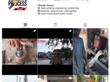 35K Mechanical Industrial Processes Instagram Account for sale