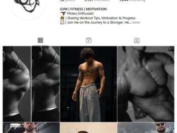 3K Bodybuilding Fitness Instagram Account for sale