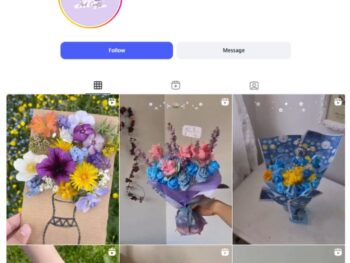 3K Flower Craft Instagram Account for sale