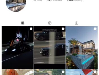 3K Luxury Lifestyle Instagram Account for sale