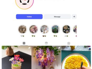 4K Flower Art Instagram Account for sale
