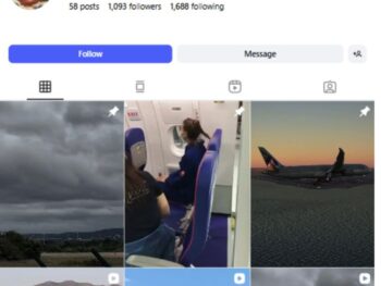 1K Airplanes Boeing Instagram Account for sale