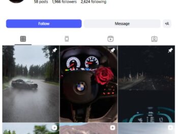1K Automotive Cars Instagram Account for sale