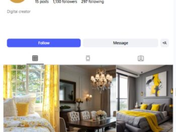 1K Cozy Interior Decor Instagram Account for sale