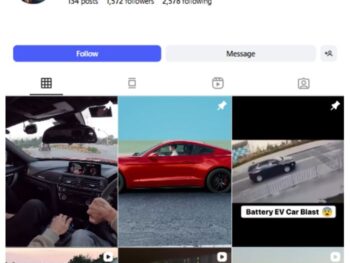 1K Drift Cars Instagram Account for sale