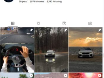 1K Luxury Cars Instagram Account for sale