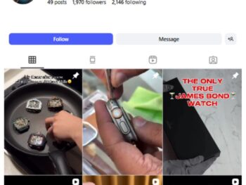 1K Luxury Watches Instagram Account for sale