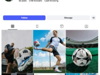 1K Sports Football Instagram Account for sale