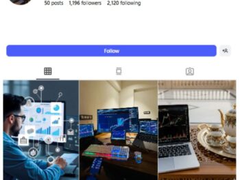 1K Stock Trading Instagram Account for sale
