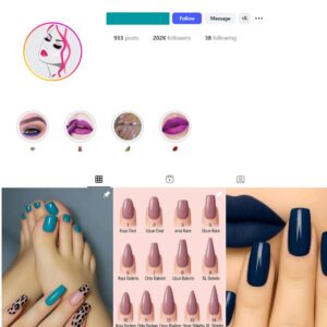 200K Makeup Nail Eyelashes Instagram Account for Sale