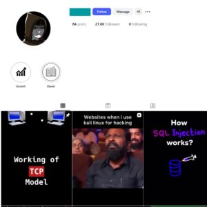 25K Cybersecurity Tech Instagram Account for Sale