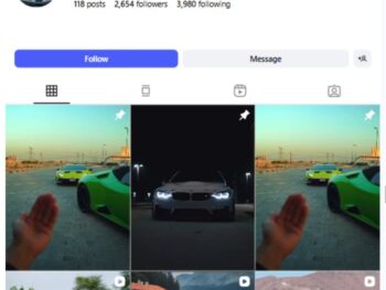 2K Exotic Cars Instagram Account for sale