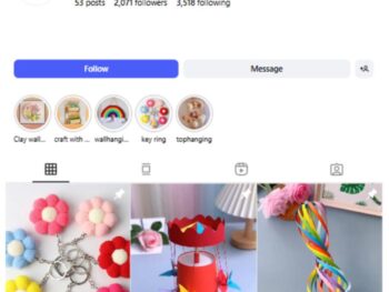 2K Handicraft DIY Instagram Account for sale