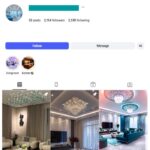 2K Luxury Home Interior Instagram Account for sale
