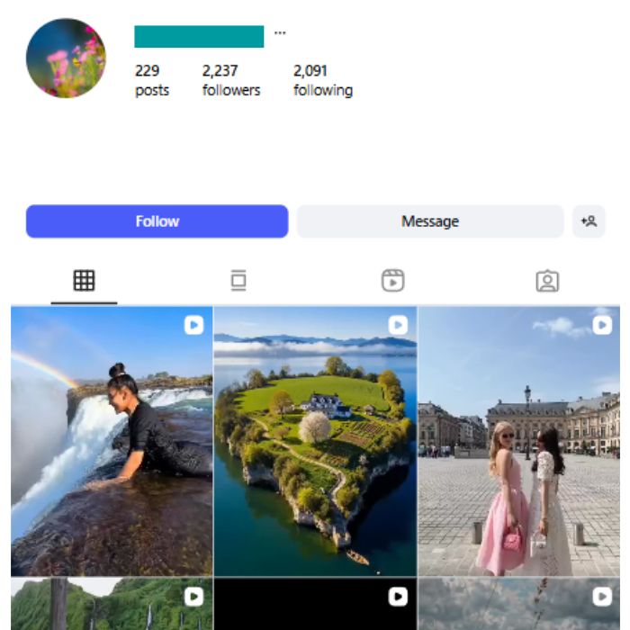 2K Travel Adventure Instagram Account for sale 2K Travel Adventure Instagram Account for sale