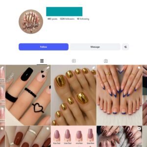 120K Makeup Nails Instagram Account for Sale