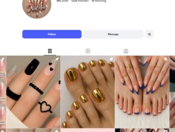 120K Makeup Nails Instagram Account for Sale