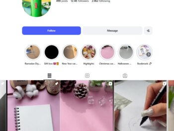 12K Paper Art Creativity Instagram Account for Sale