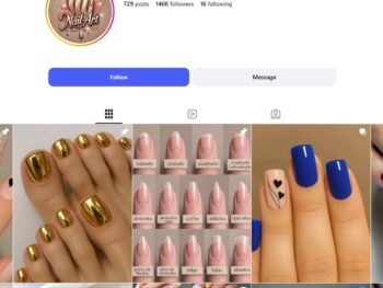 140K Makeup Nails Instagram Account for Sale